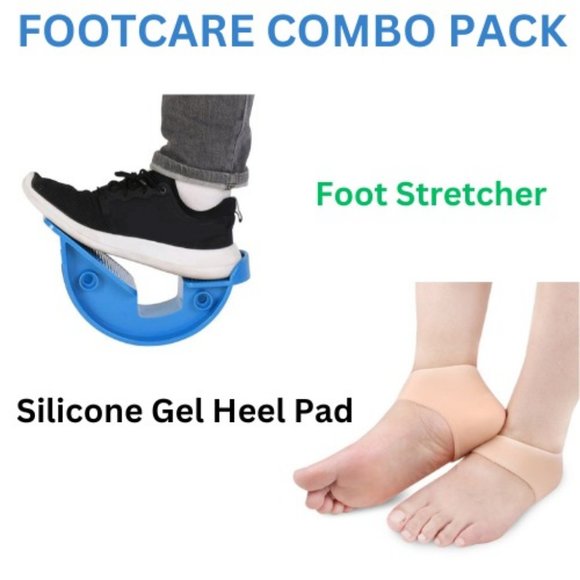 Auxiliary Board Foot Stretcher & Ankle Silicone Gel Heel Pad Pack - Picture 11 of 16
